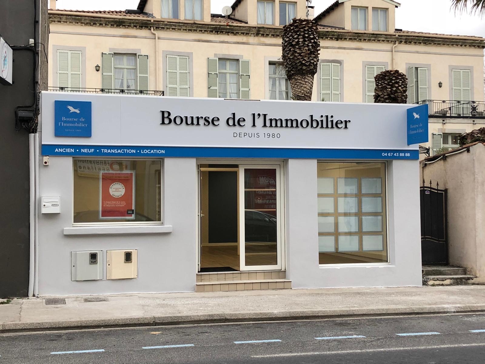 Ravalement de façade rénovation Agence immobilière Montpellier